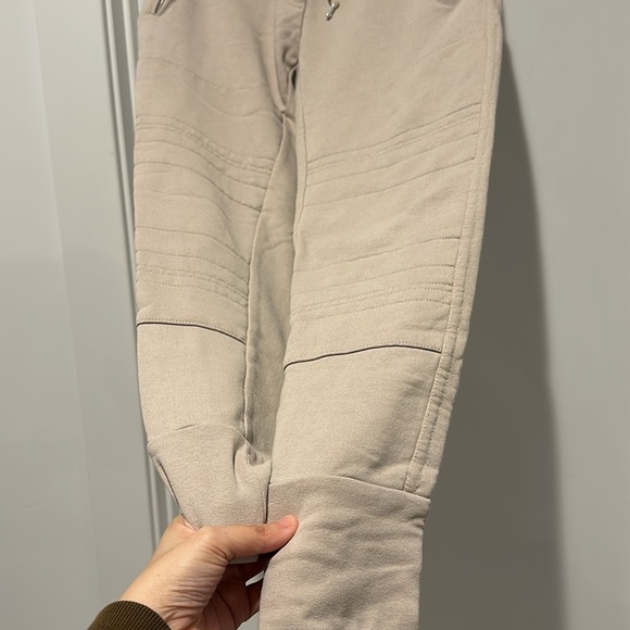 SINCERELY JULES LUX JOGGERS (CREAM/LIGHT TAN) - Picture 11 of 13